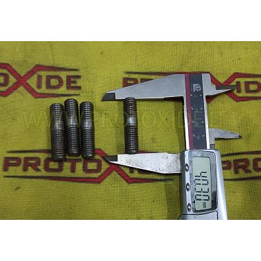 Prigionieri 10mm x 1.5 collettori e turbine 4 pezzi Dadi, Prigionieri e Bulloneria Speciale