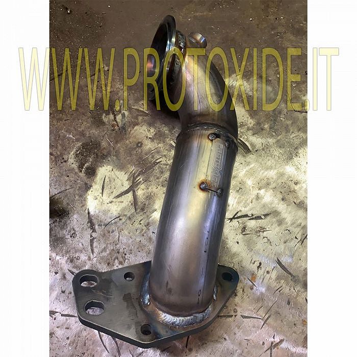 Exhaust downpipe Alfa Romeo Giulietta 1750 QV oversized free pipe TBI Turbo stainless steel Downpipe turbo petrol engines