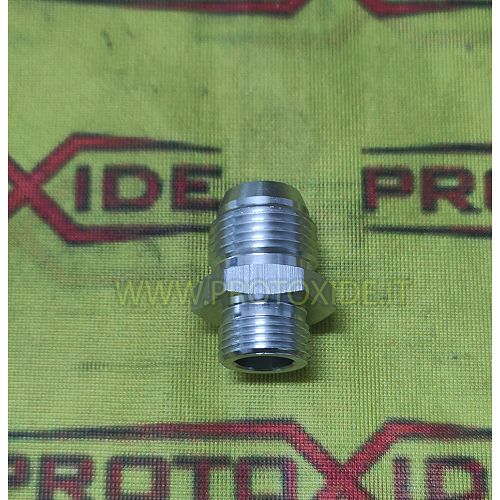 Nippelfitting 10AN 18X1,5 Ergal lichtmetaal mannelijk Luchtvaartfittingen voor benzine-olie-waterleidingen