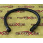 Fuel pipe - turbo oil drain pipe in synthetic rubber 17.6mm internally shod with metal