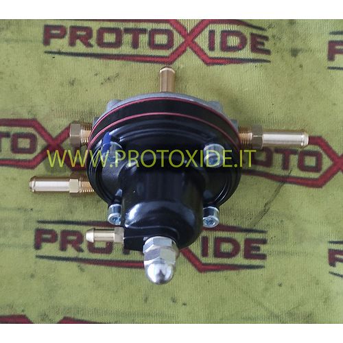 Fuel pressure regulator for injection turbo and aspirated engines with universal external pressure gauge connection Fuel Pres...