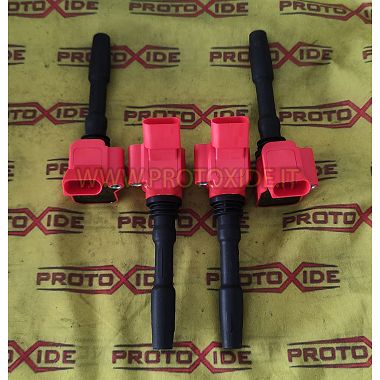 Bobina potenziata rossa Audi TT VW Golf 2.000 TFSI alta tensione bobine Accensioni elettroniche e Bobine potenziate