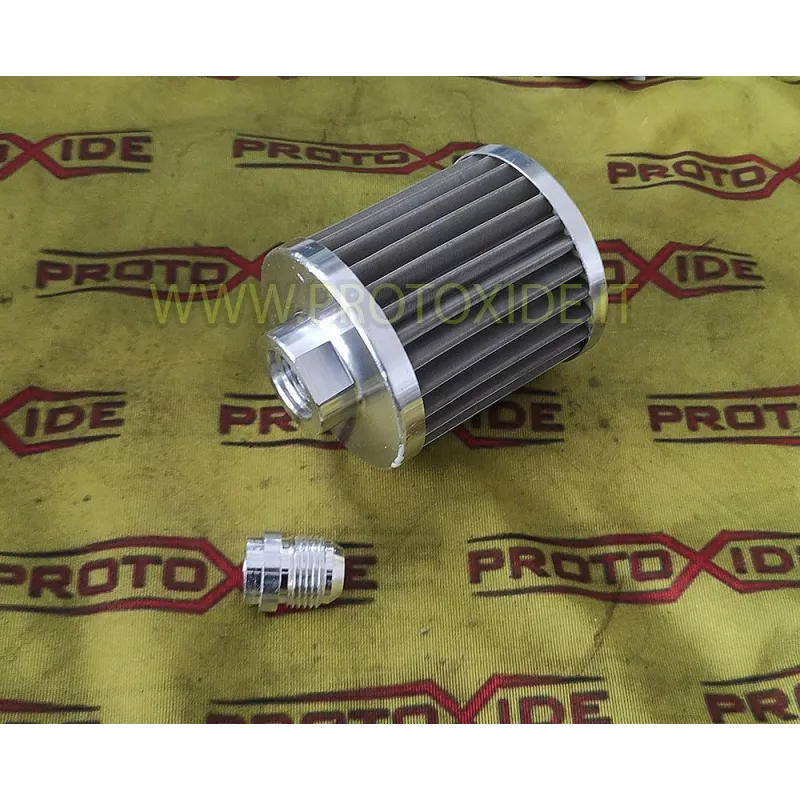 Öljyhöyrysuodatin halkaisijaltaan 76 mm:n dekantterikierteellä Öljyhöyrysuodatin halkaisijaltaan 76 mm:n dekantterikierteellä