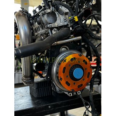 Pastiprināts divu disku spararata sajūga komplekts Fiat GrandePunto - 500 Abarth - Tjet 1400 Turbo 16v vienas masas tērauds