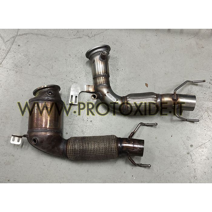 Bajante de escape libre Mini Cooper F56 S 2000 Turbo - JCW acero sobredimensionado Bajante de escape libre Mini Cooper F56 S 2000 Turbo - JCW acero sobredimensionado