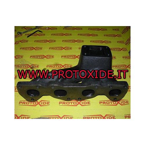 Collecteurs d'échappement Peugeot 106 16v Citroen Saxò turbo transformation T25 en fonte Collecteurs d'échappement en fonte ou
