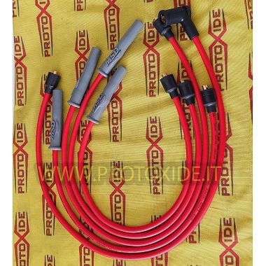 Zündkerzenkabel Alfa Romeo Duetto 1600 3. Serie kurzes Heck 1976-1982 rot schwarz hohe Leitfähigkeit Fahrzeugspezifische