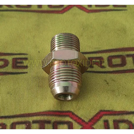 Фитинг за нипел 10AN 20X1.5 поцинкована стомана метал Маслени тръби и фитинги за турбокомпресори