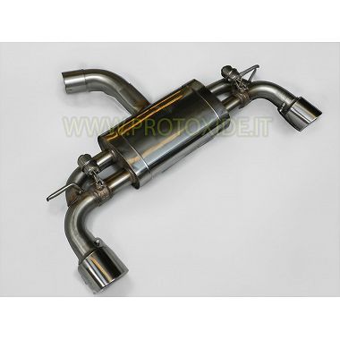Golf 8 2000 GTI oversized 76 stainless steel final exhaust with valves, mufflers and exhaust accessories