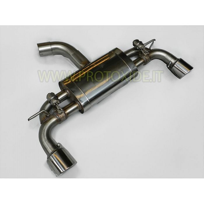 Scarico finale Golf 8 2000 GTI maggiorato inox 76 con valvole Scarico finale Golf 8 2000 GTI maggiorato inox 76 con valvole