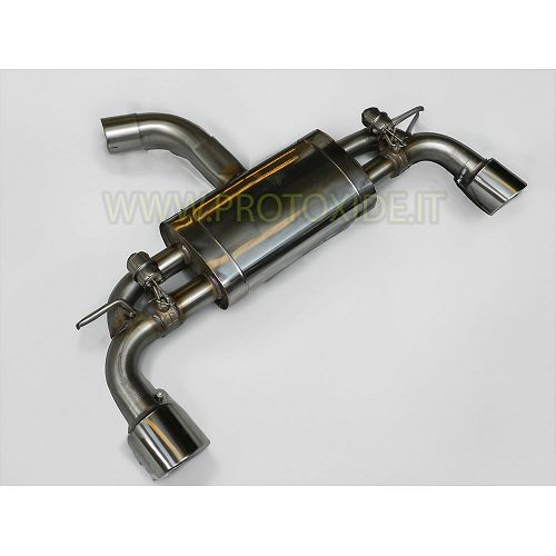 Golf 8 2000 GTI oversized 76 stainless steel final exhaust with valves, mufflers and exhaust accessories