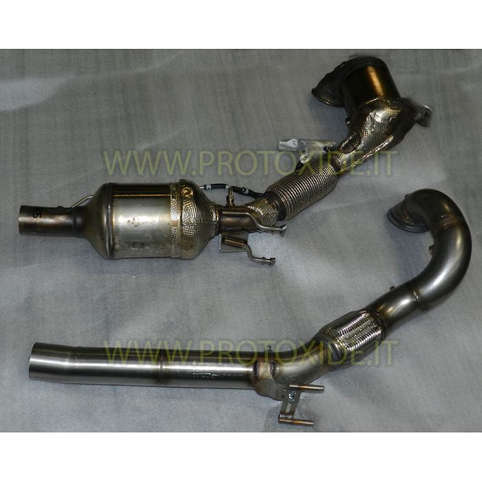 Downpipe serbest egzoz Golf 8 GTI 2000 245hp katalizsiz NO OPF / GPF'ye kadar