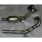 Výfuk bez downpipe pro Golf 8 GTI 2000 245hp bez katalyzátoru až do NO OPF / GPF