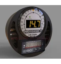 Fiat 500 Abarth dyse 52 mm rund EGT rektangulær trykmåler KUN DYSE Karburator Luftbrændstof Støkiometrisk
