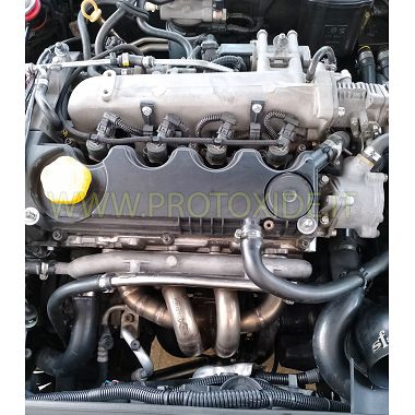 Colector de escape de acero Alfa Fiat Lancia 1.9 JTD 8v posición original