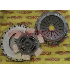 Single-mass flywheel kit reinforced clutch Copper 6 Plates Alfa 156 2500 V6