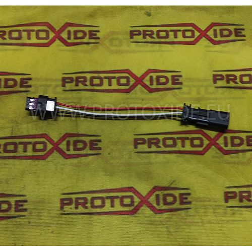 Extensión rápida para conectores válvula de escape Volkswagen Audi macho-hembra 3 vías Bosch Conectores eléctricos auto-moto ...