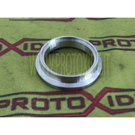 Brida de anillo de válvula de descarga Tial 44 mm MVS Bridas de ENTRADA de gases de escape para Turbo, Downpipe y Wastegate