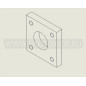 Brida de entrada turbo FIAT ALFA LANCIA 1900 16V JTD colector de escape Brida de entrada turbo FIAT ALFA LANCIA 1900 16V JTD colector de escape