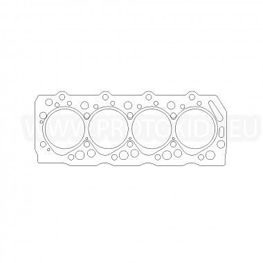 Junta de culata reforzada Mitsubishi Pajero 2500 TD motor 4D56 anillos de soporte separados Juntas de culata anillo de soporte