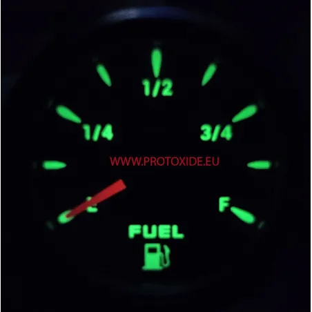 Indicador de nivell de combustible rodó de 52 mm amb flotador, indicador de nivell de combustible i altres líquids de 6 colors