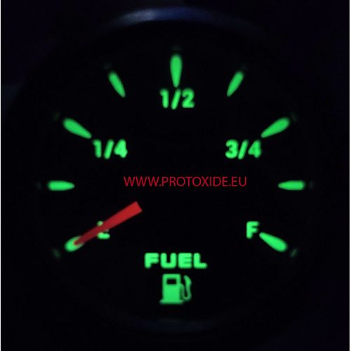 Indicatore manometro livello galleggiante benzina carburante rotondo 52mm 6 colori Indicatori livello carburante e altri liquidi