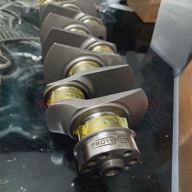 גל ארכובה פיאט פונטו Gt 128 אונו טורבו 1400-1600 פלדה 8 משקולות נגד גלי ארכובה