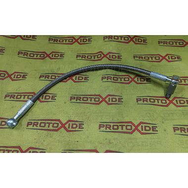 צינור משלוח שמן בשזירת מתכת Alfa Romeo Giulietta 1750 Turbo Garrett GT GTX צינורות ואביזרים שמן למגדשי טורבו