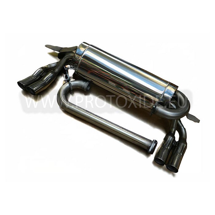 Lancia Beta Montecarlo 2000 8v Scorpion stainless steel sports exhaust muffler