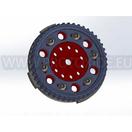 Poulie d'arbre à cames réglable pour Fiat Alfa Lancia moteurs 1100 et 1200, type pompier, 46 dents, capteur réglable. Poulies