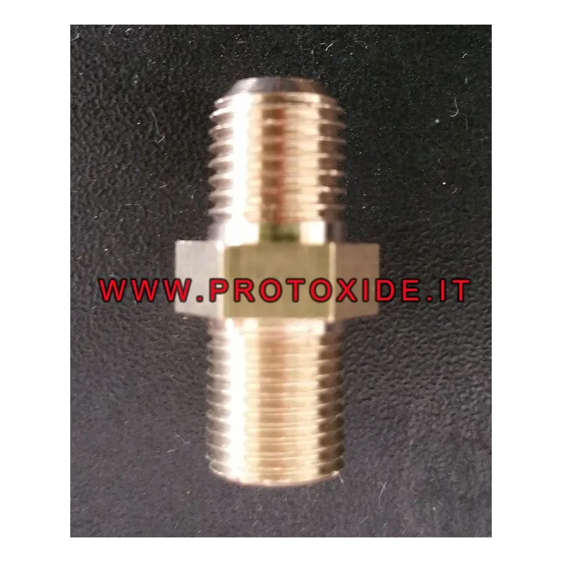 Raccordo olio turbocompressori Garrett 4AN restrittore foro interno 4mm Raccordo olio turbocompressori Garrett 4AN restrittore foro interno 4mm