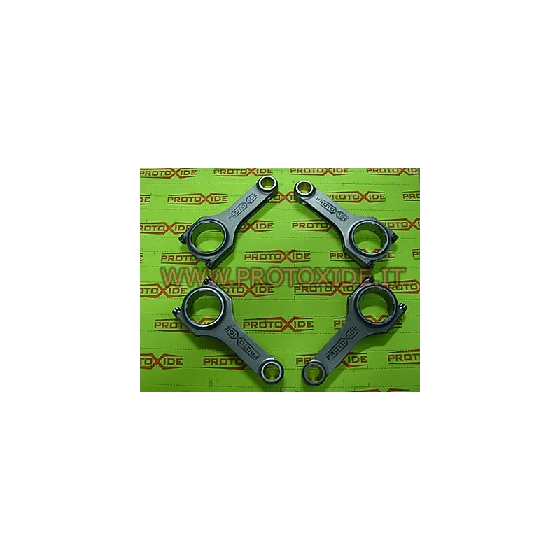 מוטות חיבור Abarth A112 מפלדה מחוזקת בצורת H הפוכה באורך 117