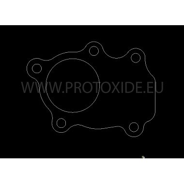Garrett GBC Turbo Downpipe Exhaust Flange for External Wastegate Flanges for Turbo, Downpipe and Wastegate