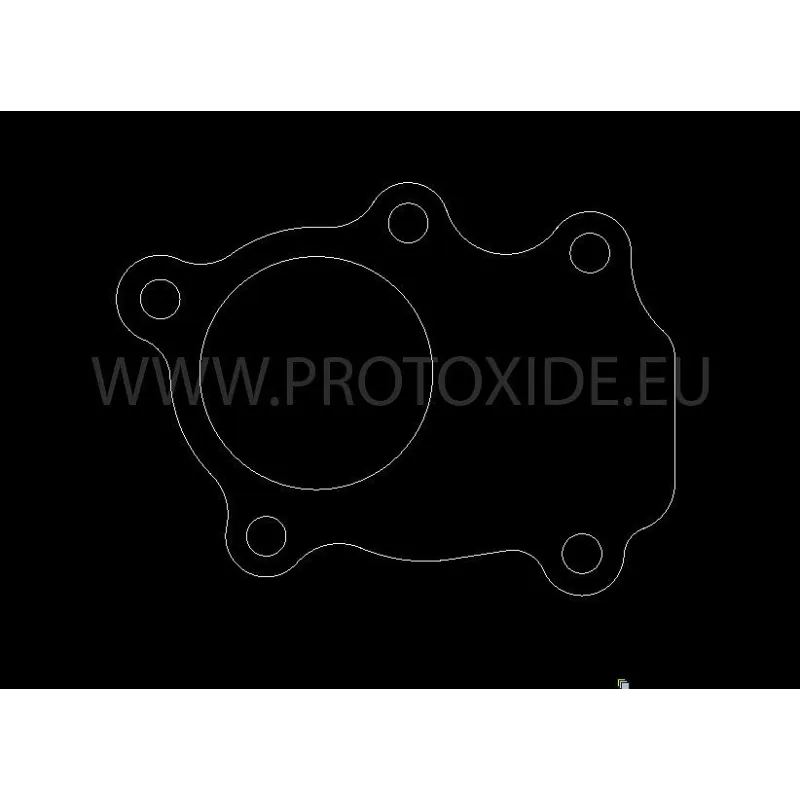 Kołnierz wydechowy Garrett GBC Turbo Downpipe do zewnętrznego zaworu upustowego