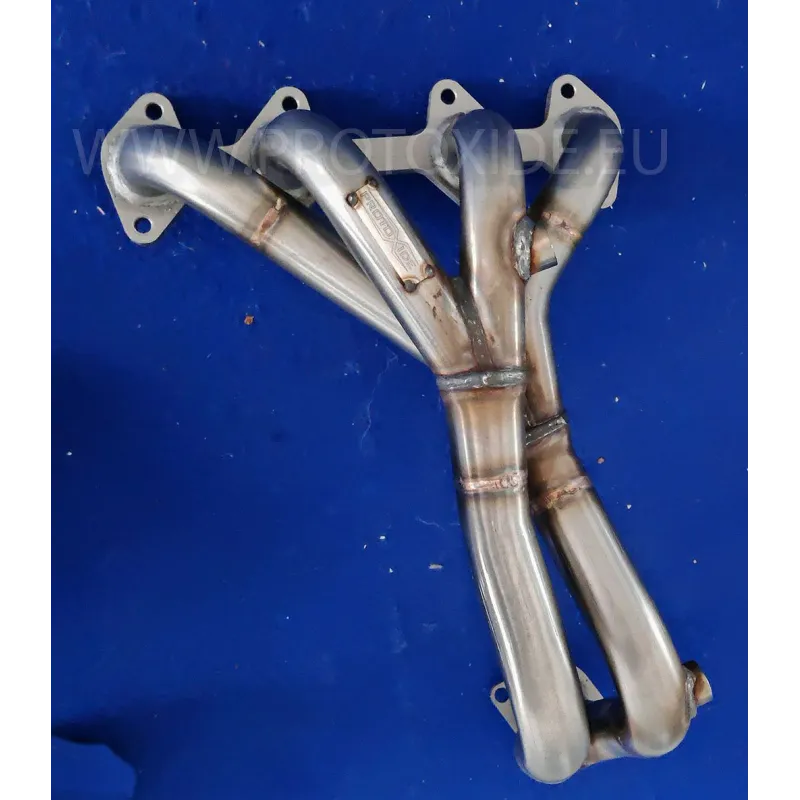 Colector de escape Fiat Punto Lancia Y FIRE 1200 -1400 8V 4-2-1 brida ovalada acero inoxidable