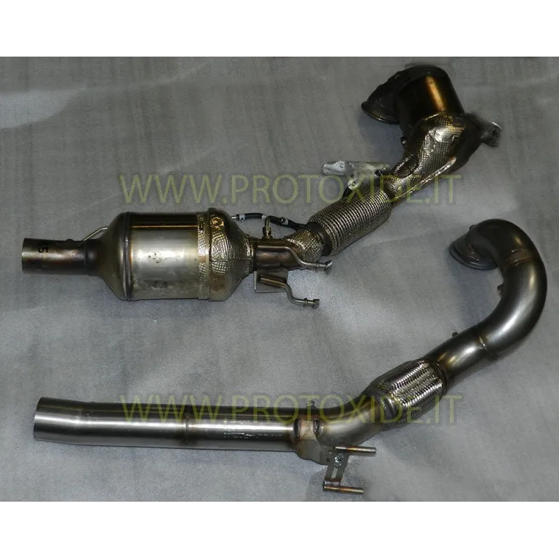 Kostenloses Auspuffrohr Golf 8.5 GTI 2000 333 PS ohne Katalysator KEIN OPF / GPF