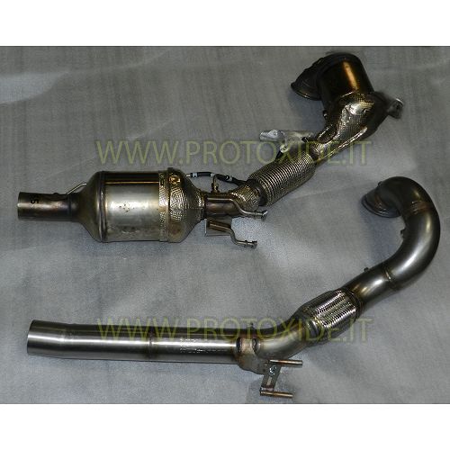 copy of 無料の排気縦樋ゴルフ 8 GTI 2000 245hp 触媒アップなし OPF / GPF なし ダウンパイプ ターボ ガソリン エンジン