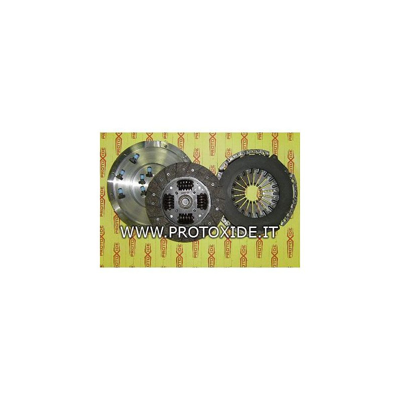 Single-mass steel flywheel kit reinforced clutch Alfa 147 1900 JTD 8-16v 59 KGM thrust