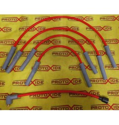 Cavi candela Fiat Punto motore Fire 1100 8V alta conducibilità pipette lunghe rossi con spinterogeno Cavi Candela specifici auto