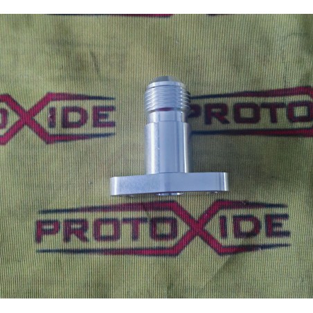 Racord de scurgere ulei turbocompresor Garrett GT - GTX Mitsubishi TD04 10AN cu garnitură Țevi de ulei și accesorii pentru tu...
