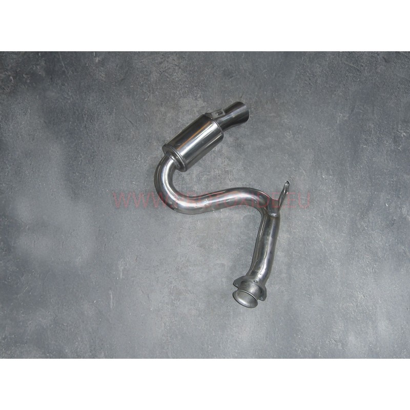 Silenciador de escape deportivo de acero inoxidable para Renault 5 Maxi Turbo