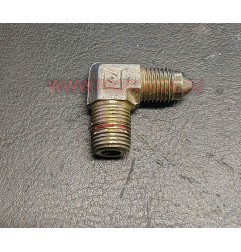 3AN Nippel - 1-8 NPT 90 graders fitting til lattergassystemer