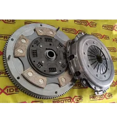 Kit Volano acciaio frizione rame + spingidisco rinforzato Fiat Punto 1200 Kit volano acciaio frizione rinforzata