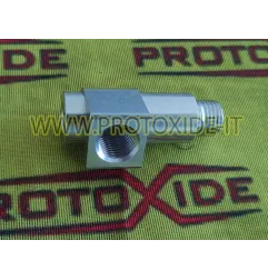 T-adaptér na pripojenie tlakového senzora alebo olejovej hadice na motoroch Fiat Uno turbo Punto Gt 1.3 - 1.4 - 1.6 8-16v.
