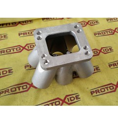 Scatola unione collettore scarico 6 in 1 fazzoletto acciaio inox scatola cono Flange per Turbo, Downpipe e Wastegate