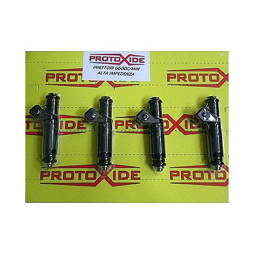 Injectors 635cc Siemens d'alta impedància longitud 60mm Injectors d'acord amb el flux