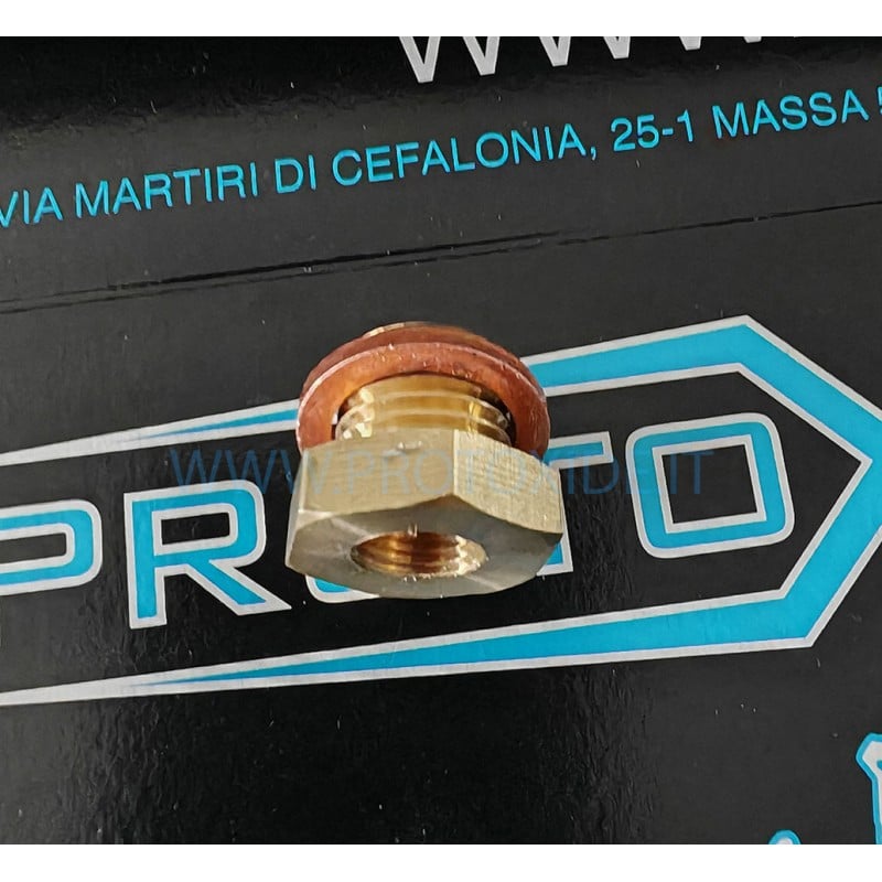 14X 1,5 - 1/8 NPT mesingani adapter za senzore temperature ulja