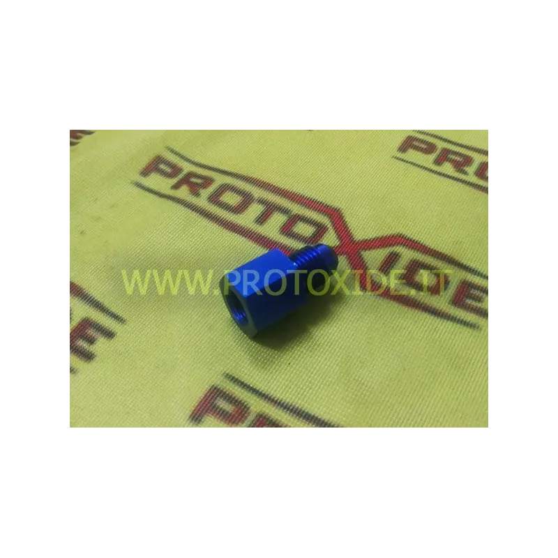 Suora 1/8 NPT uros - 12X1.5 naaras liitin