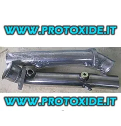 Tubes droits remplaçant les catalyseurs pour Ferrari Mondial 2 T 3.4, libres, en acier inoxydable. Catalyseurs et faux