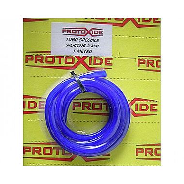 Blue silicone tube 4 mm Straight silicone hose sleeves